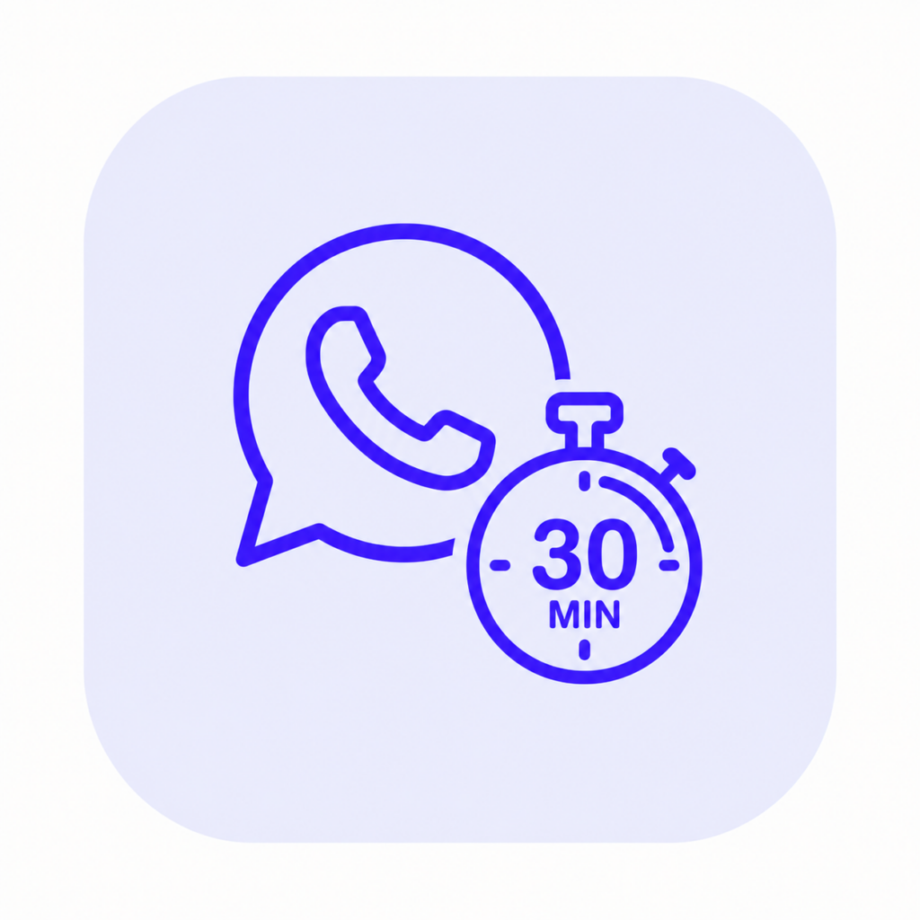 WhatsApp Response in 30 Minutes